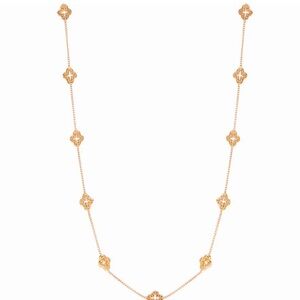 Julie Vos "Florentine Demi Delicate Station Necklace"